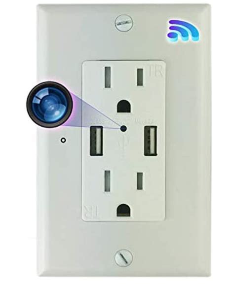 wall outlet hidden wifi camera